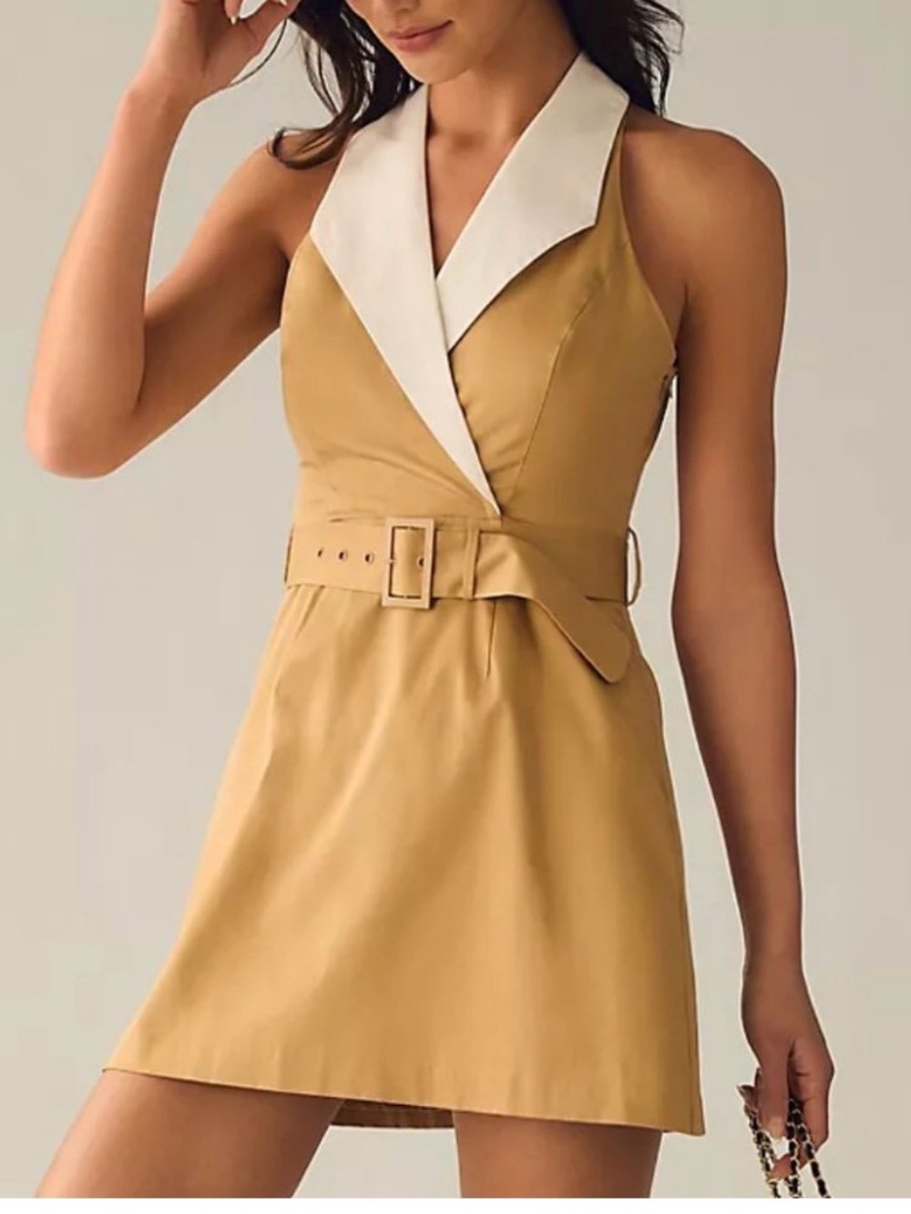 Anthropologie Hutch Sleeveless Collared Dress Size 10 Petite